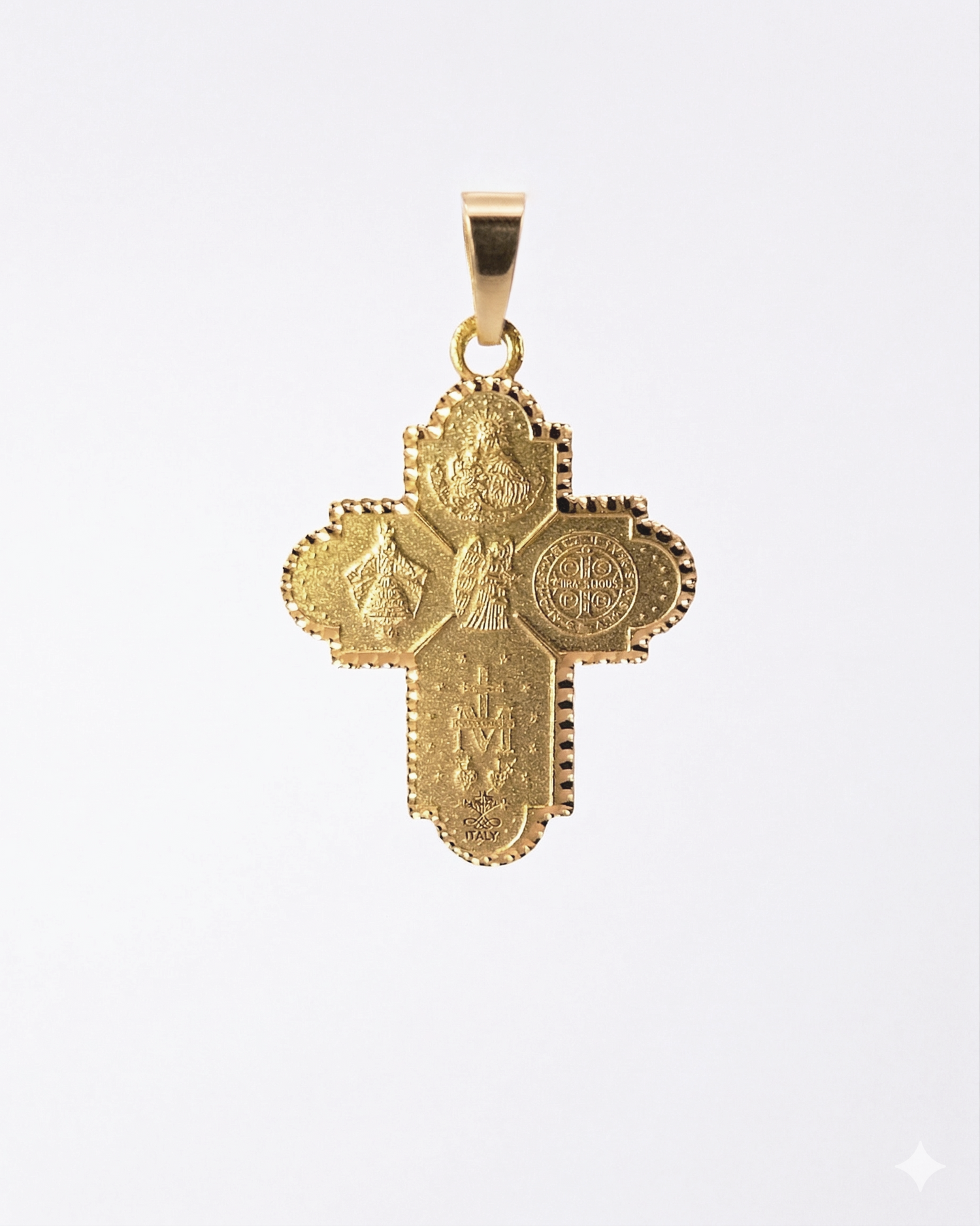 Cross with Devotional Medals
