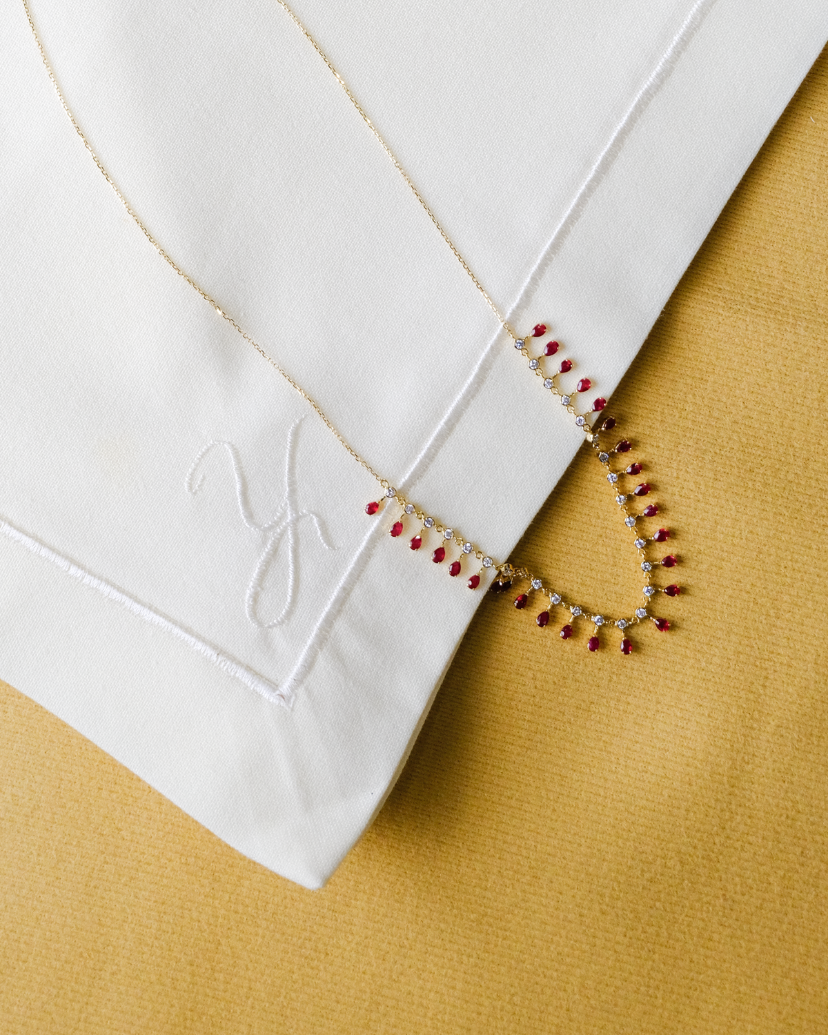 Ruby Charm Necklace