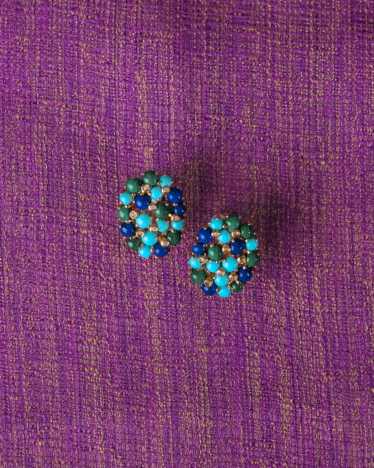 Lazuli Mosaic Earring