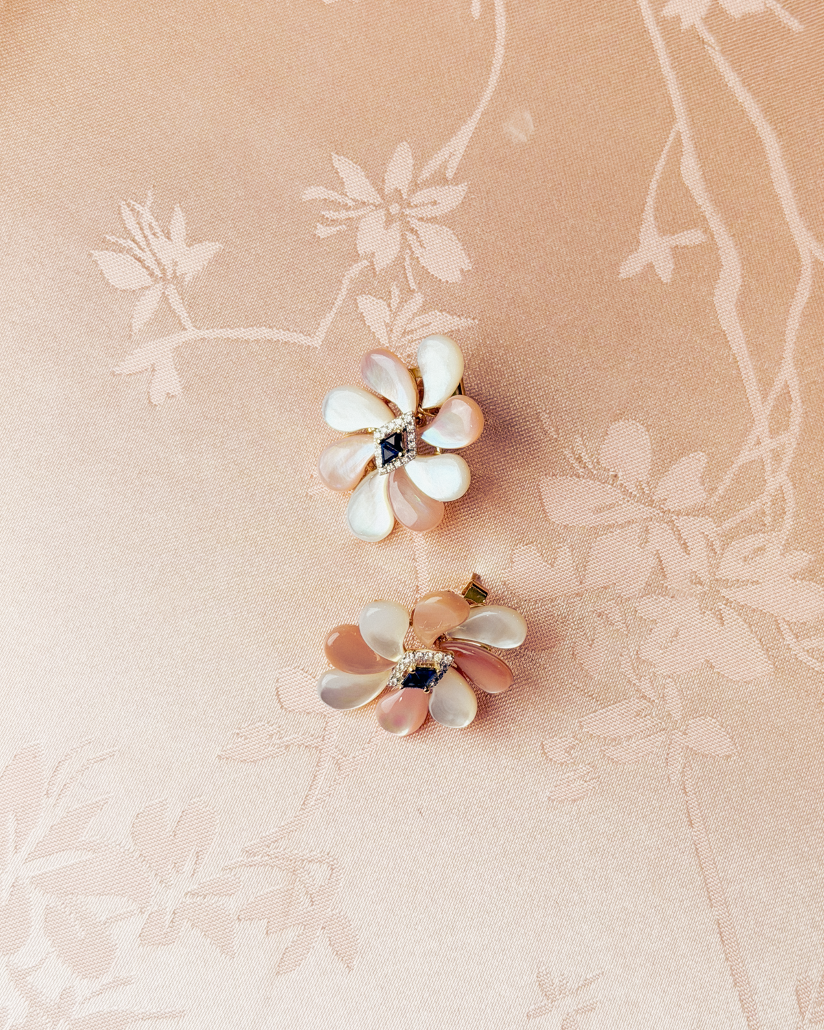 Mother of Pearl Floral Earring