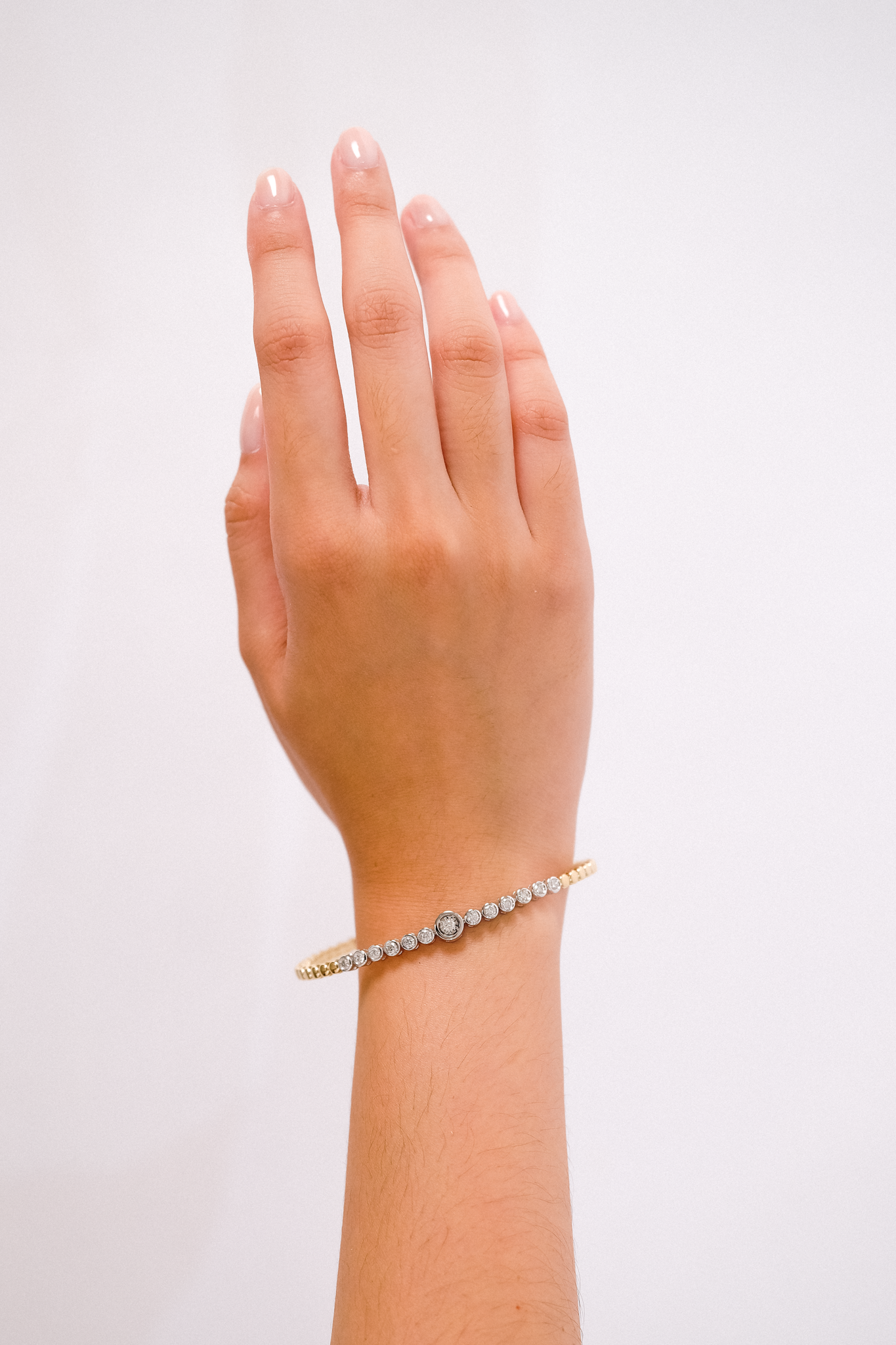 Diamond & Gold Bangle