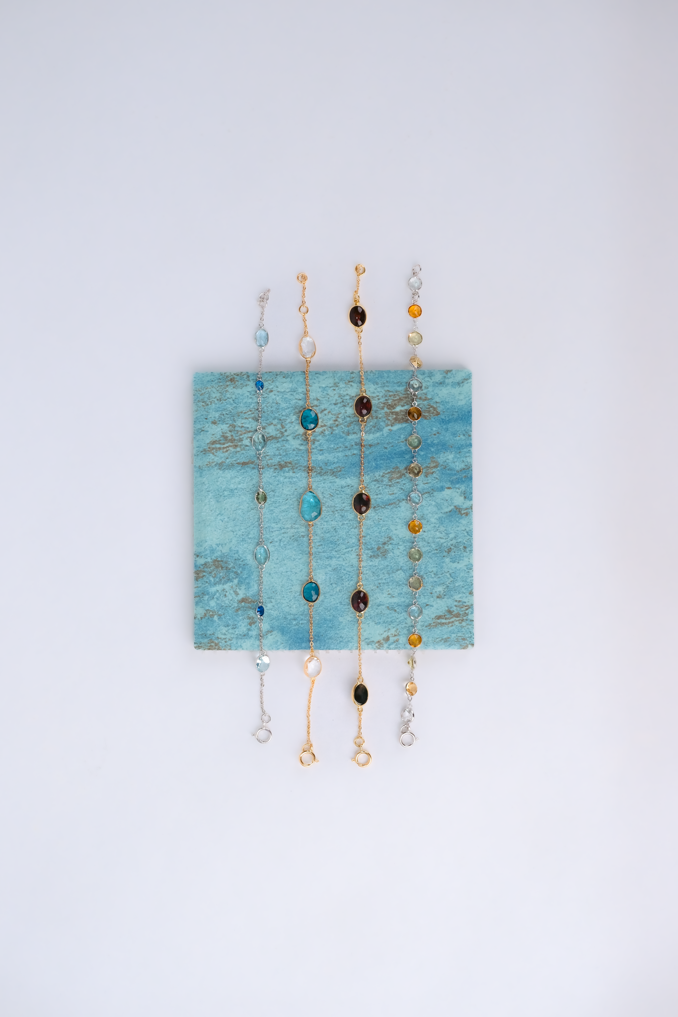 Multicolored Stone Bracelet