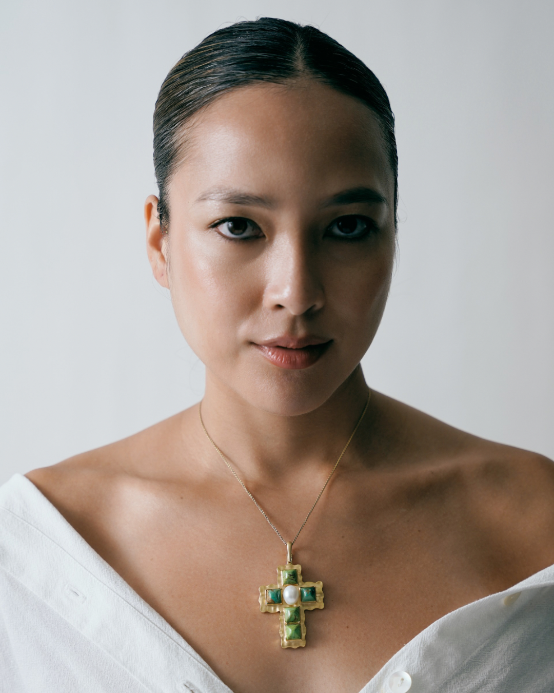 Turquoise Cross Pendant