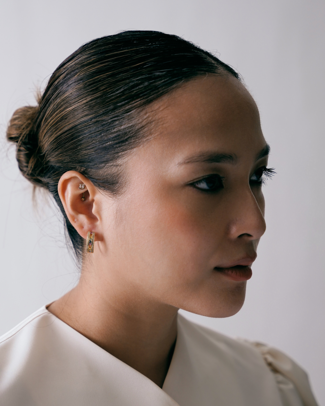 Chunky Rainbow Hoops