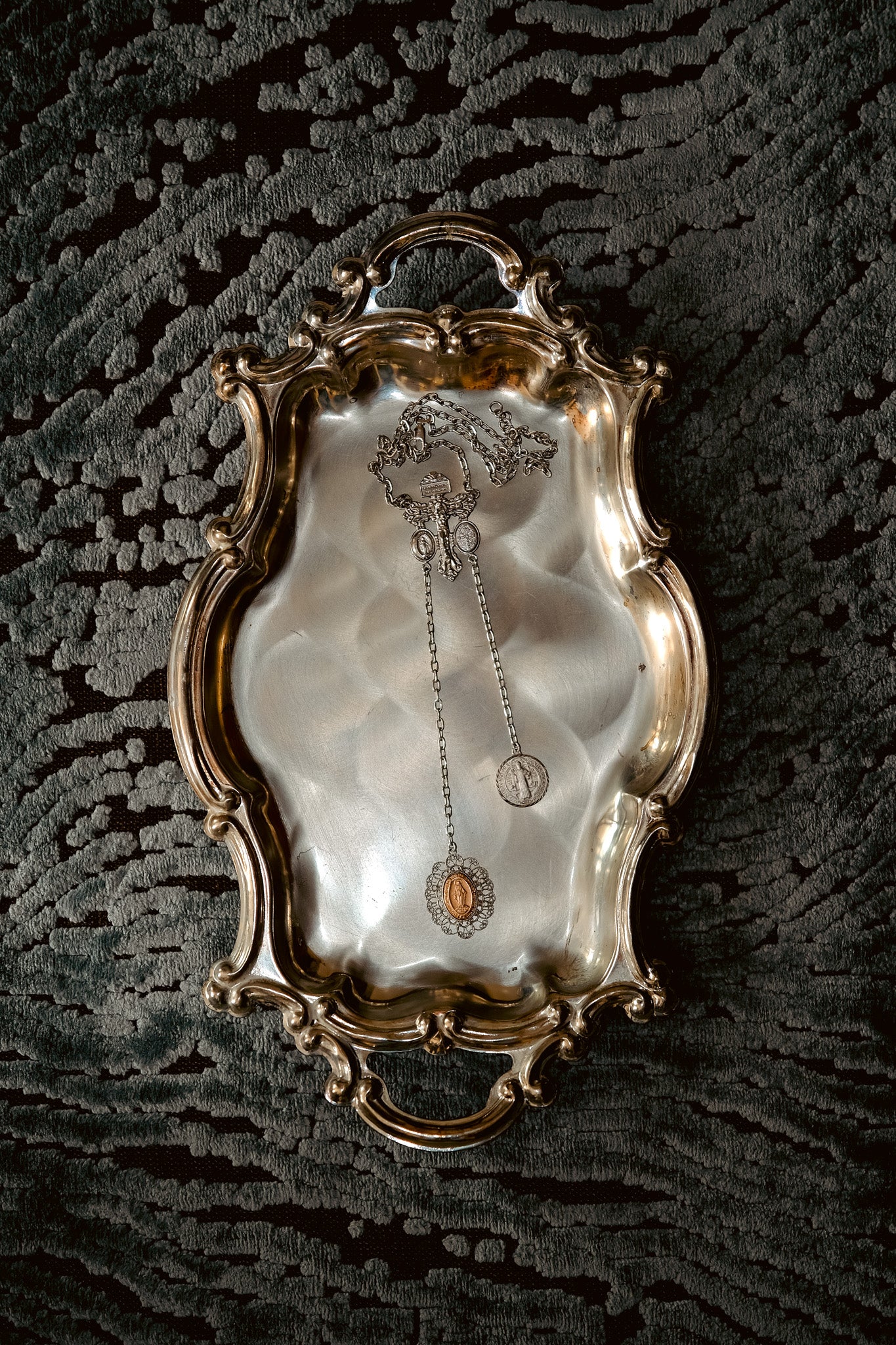 Tri-medal Necklace