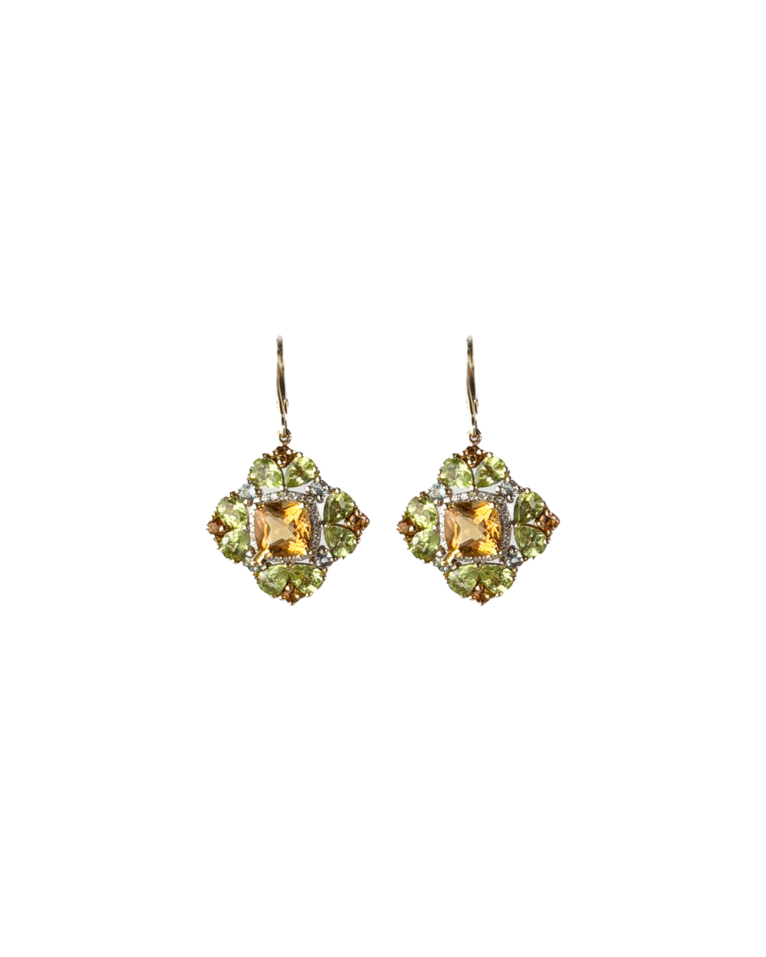 Citrine & Peridot Earring