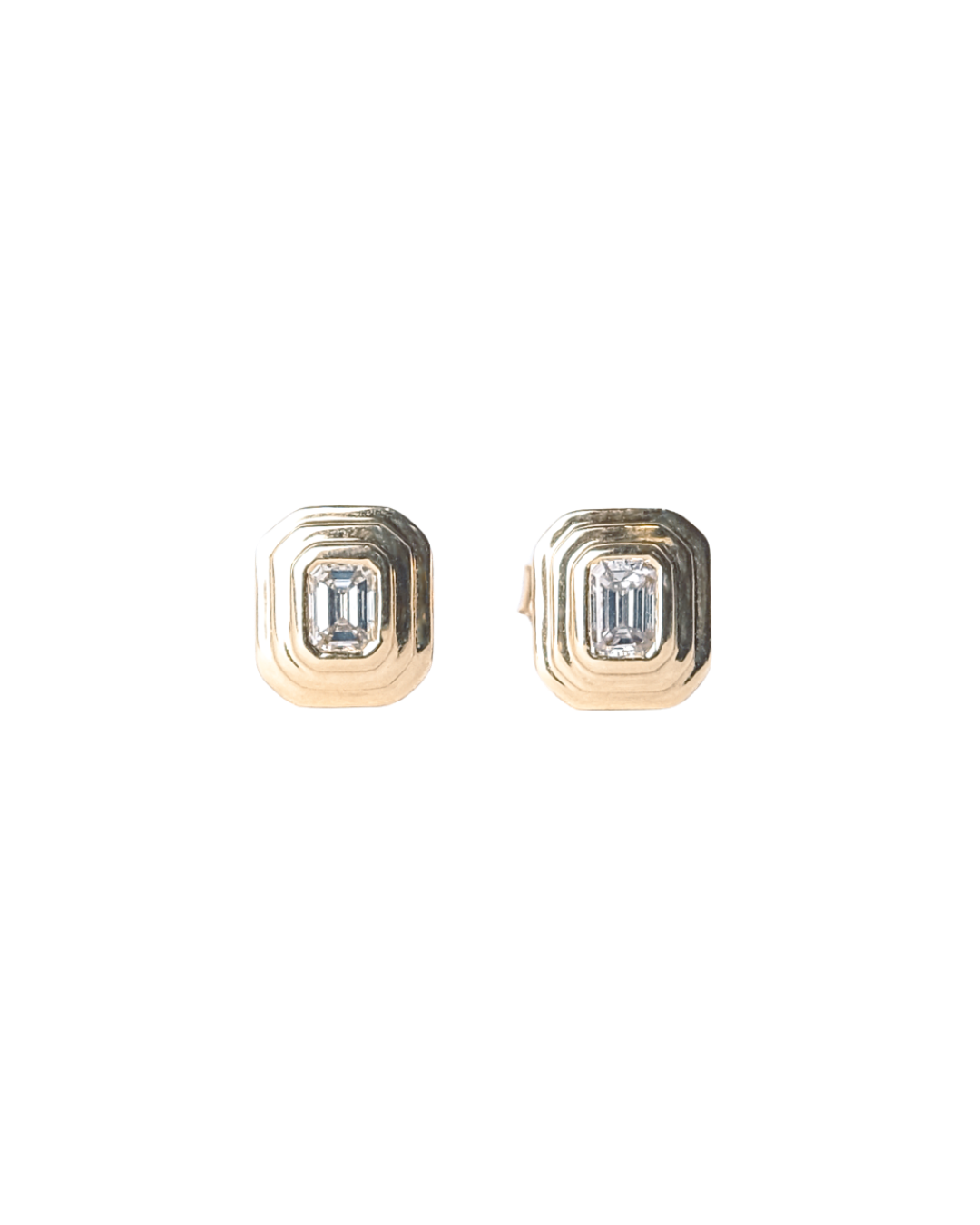 Classic Emerald-cut Earrings