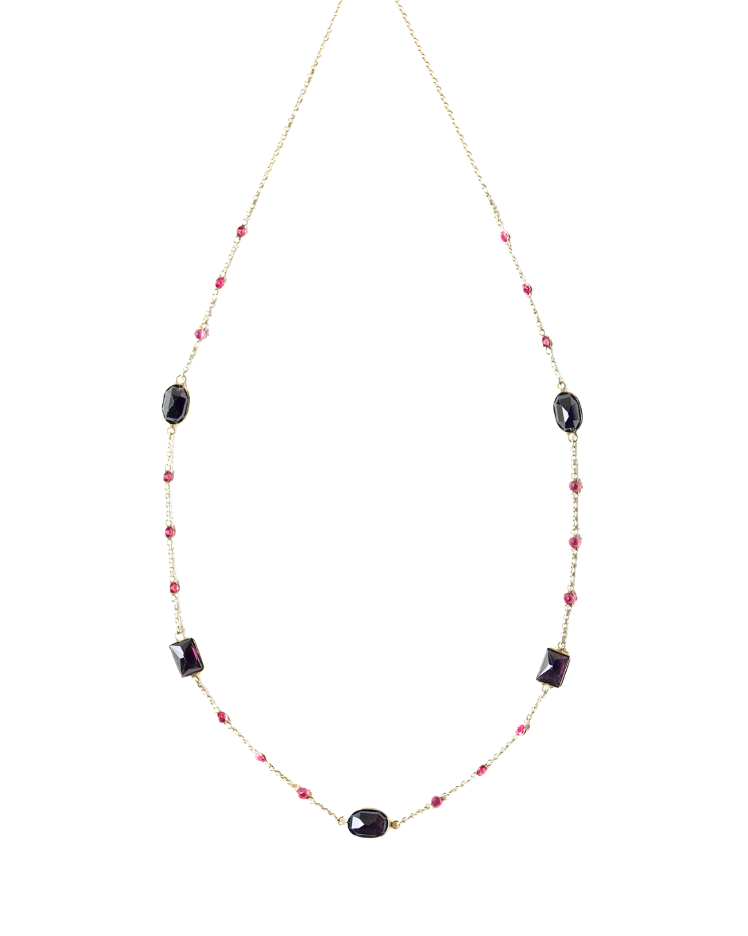 Mulberry Spinel Necklace