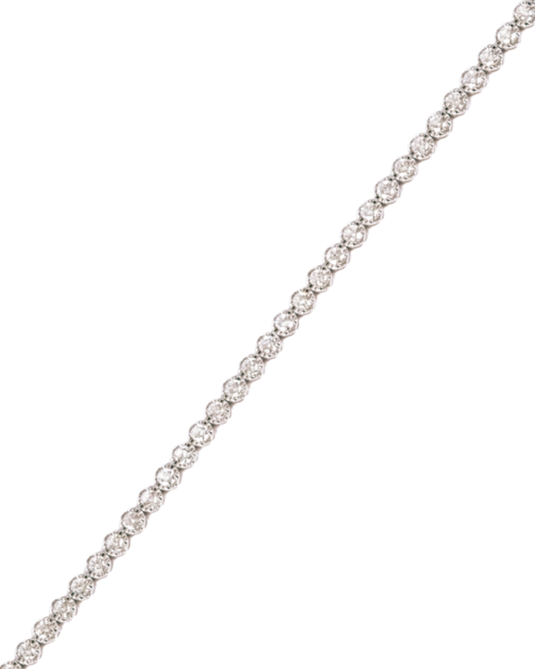 Tennis Bracelet with Round Diamonds