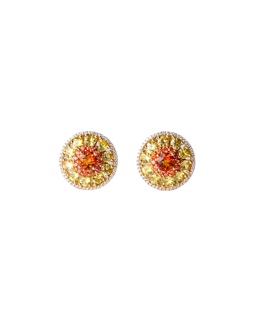 Red Citrine Cranberry Earring