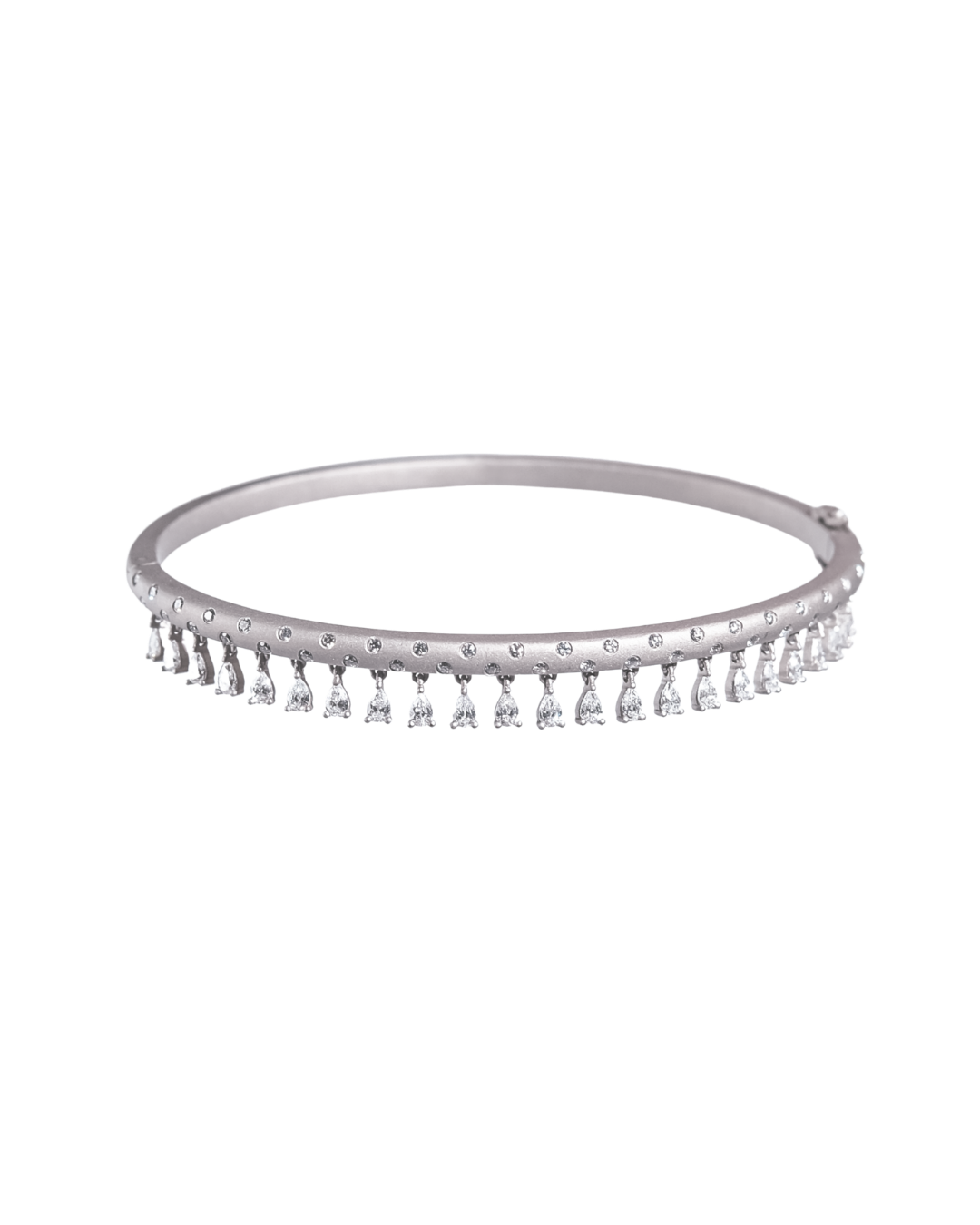 Dottie Charms Bangle in Titanium