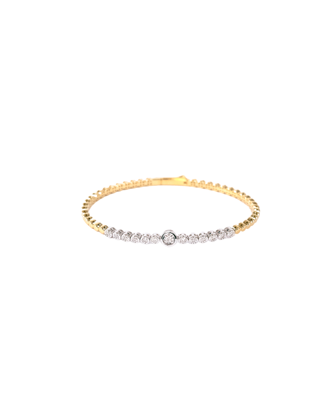 Diamond & Gold Bangle